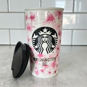 🆕 Starbucks Cherry Blossom Washington, D.C. Double Wall Traveler, 12 fl oz